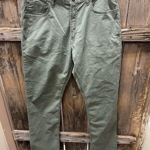 Men's Wrangler Green Jeans